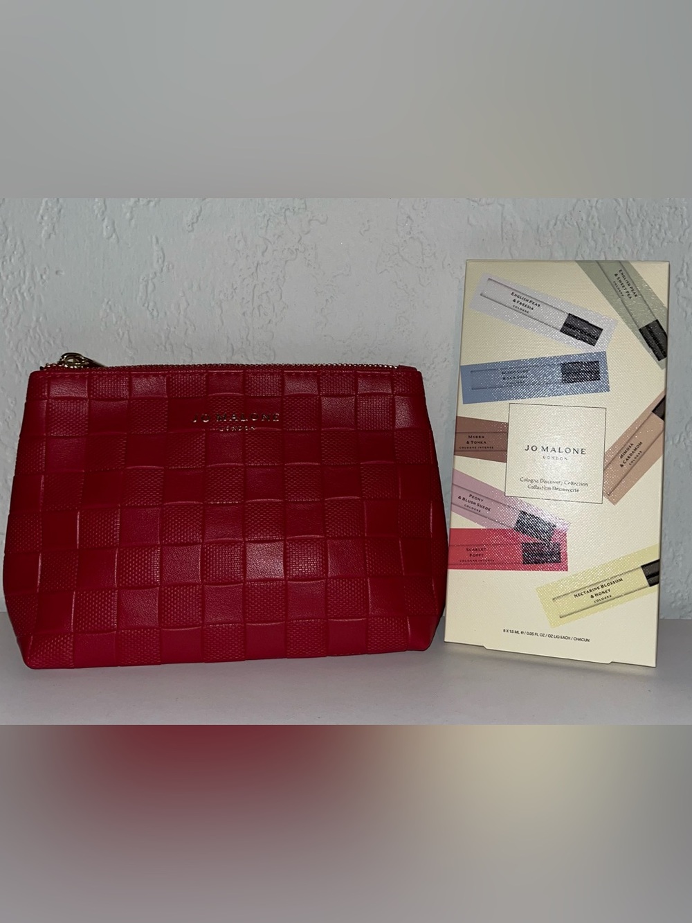 Red Cosmetic Pouch
